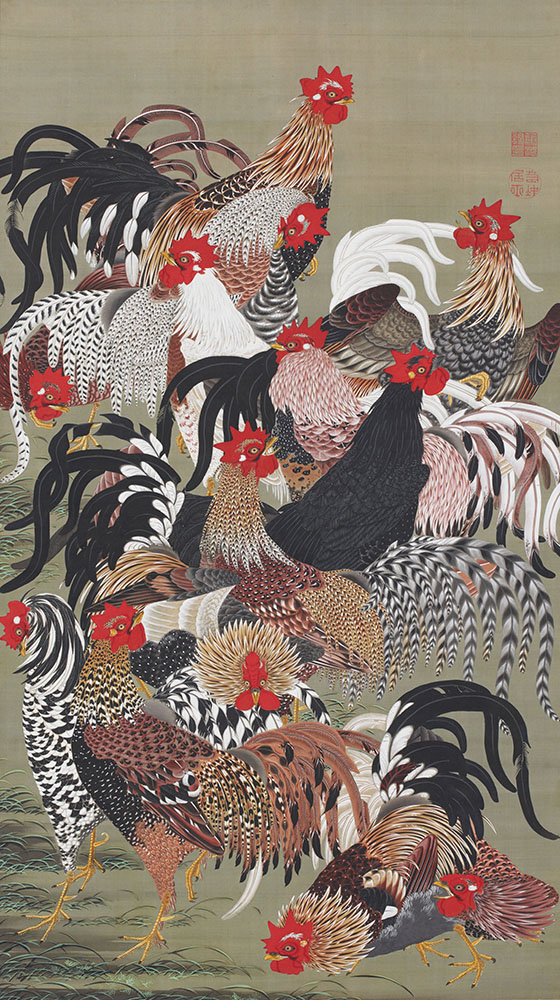群鶏図